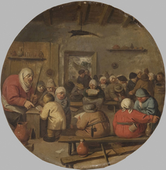 Interior of a School by Adriaen Brouwer