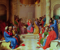 Jesus among the doctors by Jean-Auguste-Dominique Ingres