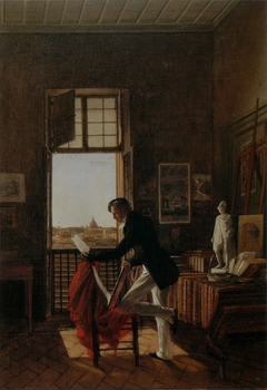 L'Atelier de Picot à la Villa Médicis by Jean Alaux