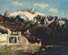 La Dent de Jaman by Gustave Courbet