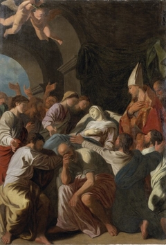 La Mort de la Vierge by Nicolas Poussin