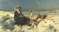 La Plage by Virginie Demont-Breton