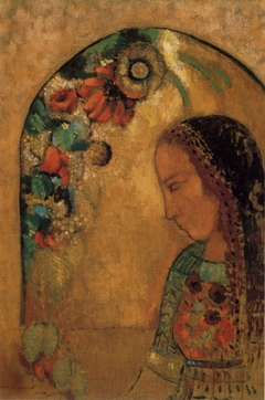 Lady of the Flowers by Odilon Redon