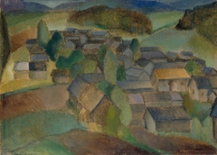 Landscape from France by Alvar Cawén