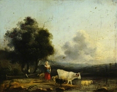 Landscape by Philip James de Loutherbourg