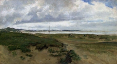 Landscape Study from Ogna at Jæren by Kitty Lange Kielland