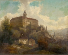 Landscape with a Castle by Johann Wilhelm Jankowski