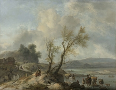 Landscape with a Sandy Path by Philips Wouwerman