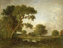 Landschap by Léon-Victor Dupré