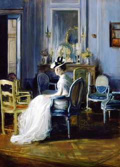 Le Boudoir bleu by Jacques-Émile Blanche