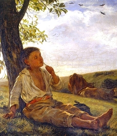 Le petit pâtre by Léon Riesener