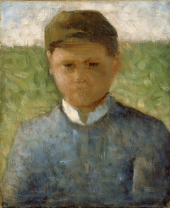 Le Petit paysan en bleu by Georges Seurat