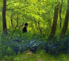 Le satyre dans le Bois de Boulogne by Félix Vallotton