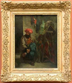 Le Turc à la selle by Eugène Delacroix