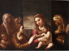 Los desposorios místicos de Santa Catalina by Unknown Artist