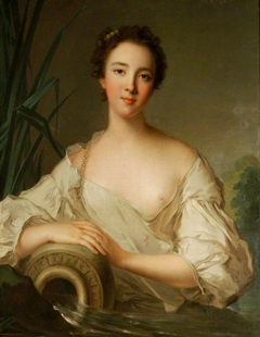 Louise-Henriette de Bourbon-Conti (1726–1759), as a River Goddess by Jean-Marc Nattier