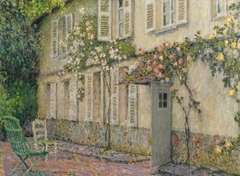 Maison Blanche, Gerberoy by Henri Le Sidaner