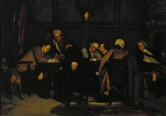 Meeting of Scottish Jacobites by Claude Andrew Calthrop