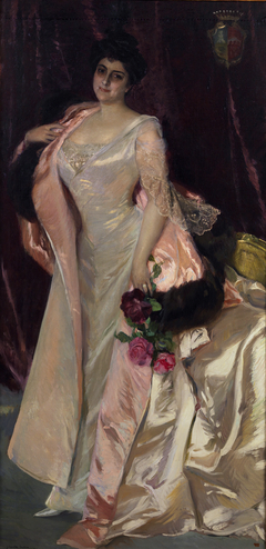 Mercedes Mendeville condesa de San Félix by Joaquín Sorolla