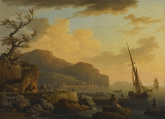 Morning in Castellammare by Claude-Joseph Vernet