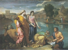 Moses Saved from the River by Nicolas Poussin