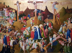 Mount Calvary of the Wasservass Family by Master of the Wasservass Crucifixion