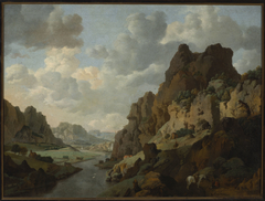 Mountain landscape by Jan van Aken