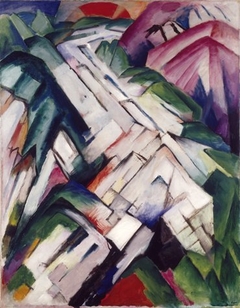 Mountains by Franz Marc