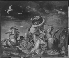 Neptun auf dem Meere (zugeschrieben) by Melchior Bocksberger