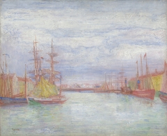 Ostend Harbour by James Ensor