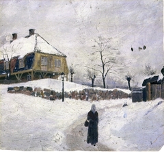 Øvre Foss in Winter by Edvard Munch