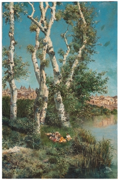 Paisaje de las afueras de la ciudad de Toledo by Ricardo Arredondo Calmache