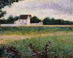 Paysage d'Ile de France by Georges Seurat