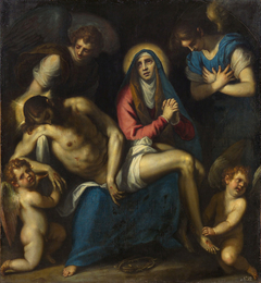 Pietà with Angels by Palma il Giovane