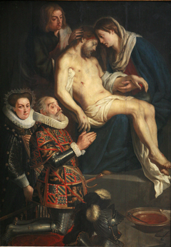 Pieta with portraits of Henry van Dondelberghe and wife by Gaspar de Crayer