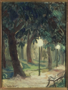 Planty Park in Kraków by Józef Mehoffer