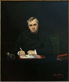 Portrait d'Emile de Girardin, journaliste et homme politique by Carolus-Duran