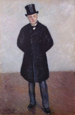 Portrait de Jean Daurelle en pied by Gustave Caillebotte