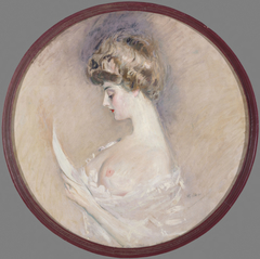 Portrait de Marthe Letellier, née Fourton by Paul César Helleu