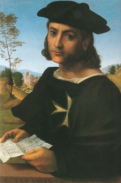 Portrait of a Knight of Rhodes by Franciabigio