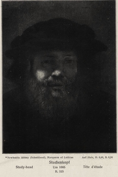 Portrait of a Man aged about 40 by Rembrandt