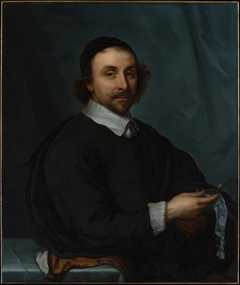 Portrait of a Man with a Watch by Cornelius Janson van Ceulen the Younger