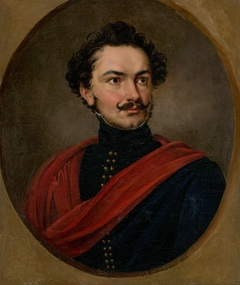 Portrait of a Man with Moustache by János Rombauer