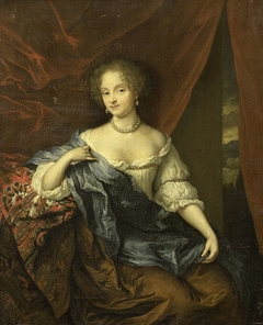 Portrait of a woman, possibly a member of the van Citters family by Caspar Netscher