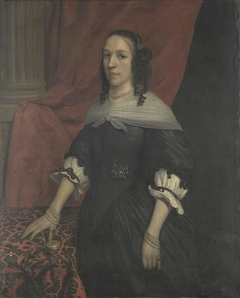 Portrait of a Woman, possibly Anna van Bourgondië, Founder of Slot Windenburg op Dryschor (Schouwen) and Wife of Adolf van Kleef by Jan van Rossum