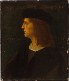 Portrait of a Young Man by Giovanni Ambrogio de Predis