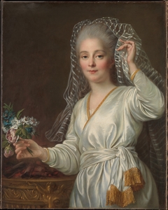 Portrait of a Young Woman as a Vestal Virgin by François-Hubert Drouais