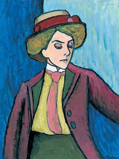 Portrait of a Young Woman by Gabriele Münter