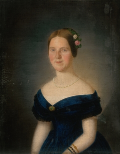 Portrait of Augusta Tibély, née Grossmann by Karol Augustus Tibély