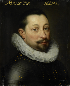 Portrait of Charles de Levin (?-1592), Lord of Famars, Forimont and Lousart by Jan van Ravesteyn